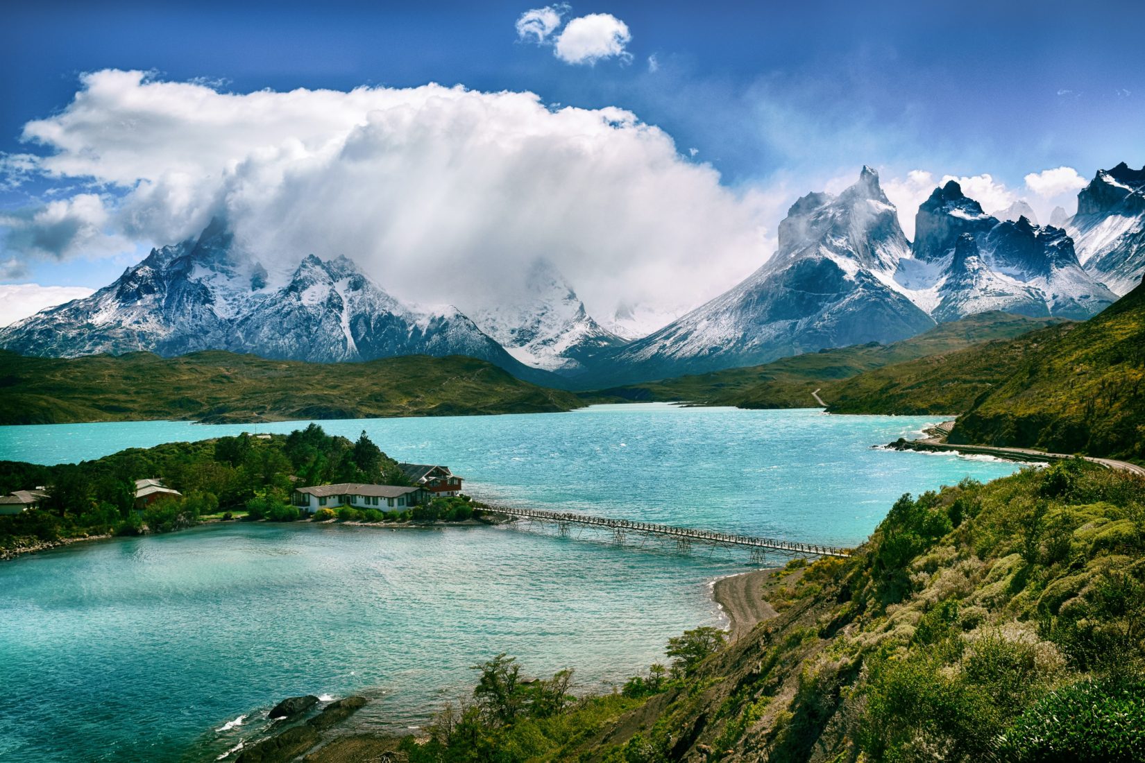 Trekking in the Patagonian wilderness
